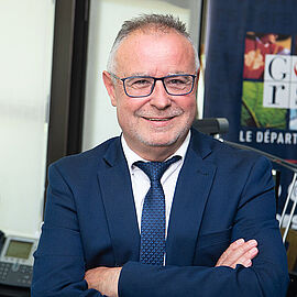 Philippe Dupouy, Président du Département.