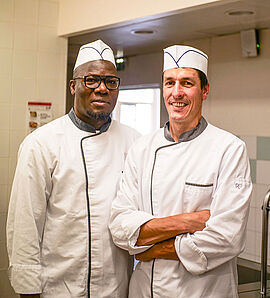 Antoine Agossou et Jean francois Derrez