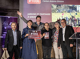 Budget Participatif - Le projet Jardins et Partages à Saramon a remporté 1556 votes - Agrandir l'image (fenêtre modale)