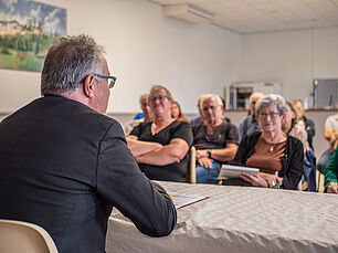 Le Président du Département a répondu aux questions des bénévoles des associations  - Agrandir l'image (fenêtre modale)