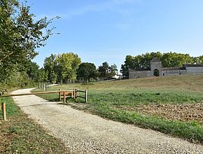 Tronçon Valence sur Baïse - Flaran - Arrivée sur Flaran - Agrandir l'image (fenêtre modale)