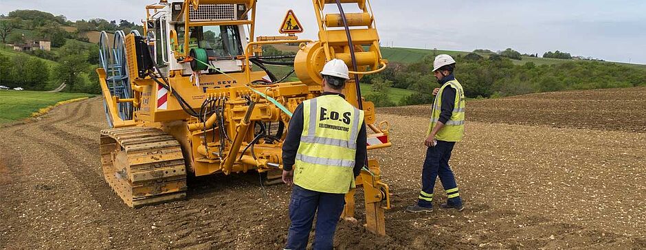 Les travaux s'intensifient pour déployer la fibre sur l'ensemble du territoire - Agrandir l'image (fenêtre modale)