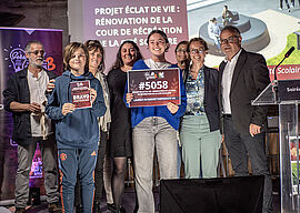 Budget particiatif - 608 votes pour la rénovation de la cour de la cité scolaire d'Artagnan de Nogaro - Agrandir l'image (fenêtre modale)