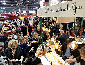 L'espace culinaire du stand Gers - Agrandir l'image (fenêtre modale)