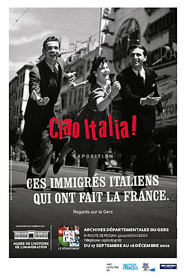 Affiche Exposition ciao italia ! - Agrandir l'image (fenêtre modale)