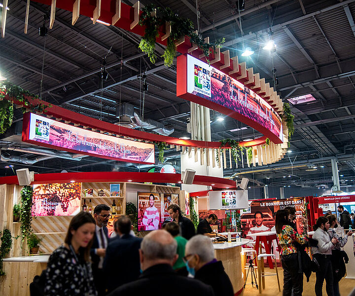 Le Gers occupera une place de choix dans le hall 3 du Salon avec 160 m2 de stands - Agrandir l'image (fenêtre modale)